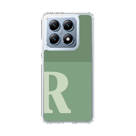 スリムプロテクションケース［ オリジナル - initial two tone - R green ］
