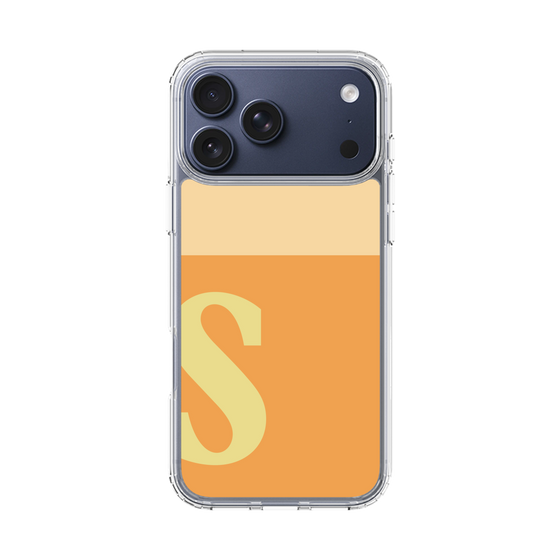 スリムプロテクションケース［ オリジナル - initial two tone - S orange ］