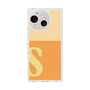 スリムプロテクションケース［ オリジナル - initial two tone - S orange ］