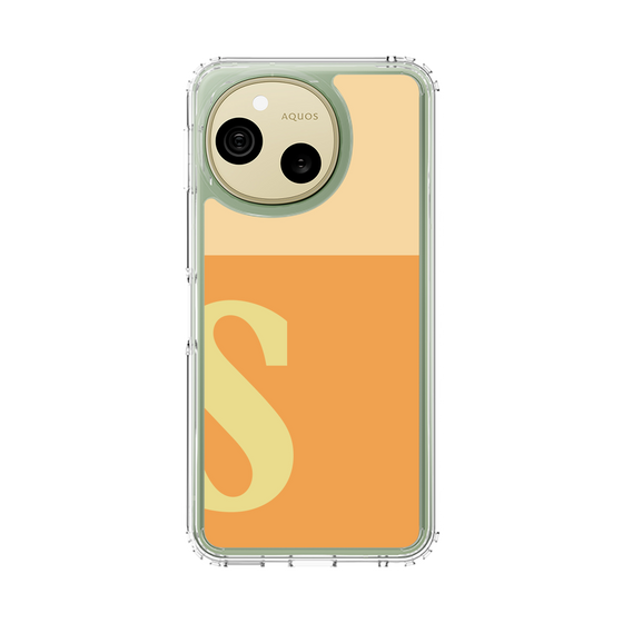 スリムプロテクションケース［ オリジナル - initial two tone - S orange ］