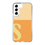 スリムプロテクションケース［ オリジナル - initial two tone - S orange ］