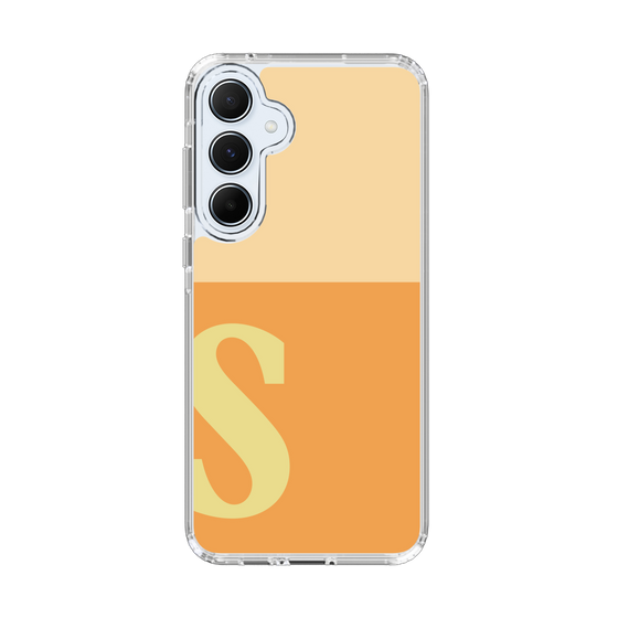 スリムプロテクションケース［ オリジナル - initial two tone - S orange ］