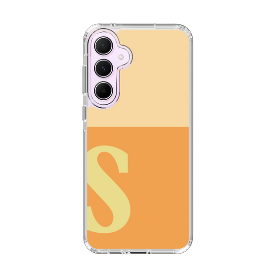 スリムプロテクションケース［ オリジナル - initial two tone - S orange ］