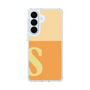 スリムプロテクションケース［ オリジナル - initial two tone - S orange ］