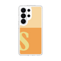 スリムプロテクションケース［ オリジナル - initial two tone - S orange ］