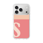 スリムプロテクションケース［ オリジナル - initial two tone - S pink ］