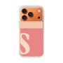 スリムプロテクションケース［ オリジナル - initial two tone - S pink ］