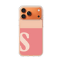 スリムプロテクションケース［ オリジナル - initial two tone - S pink ］