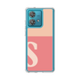スリムプロテクションケース［ オリジナル - initial two tone - S pink ］
