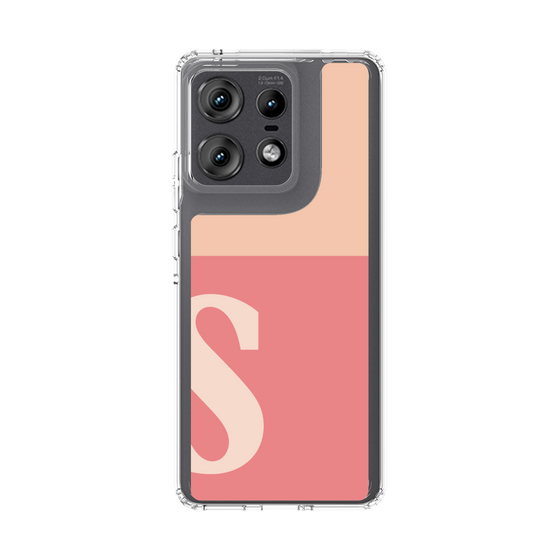 スリムプロテクションケース［ オリジナル - initial two tone - S pink ］