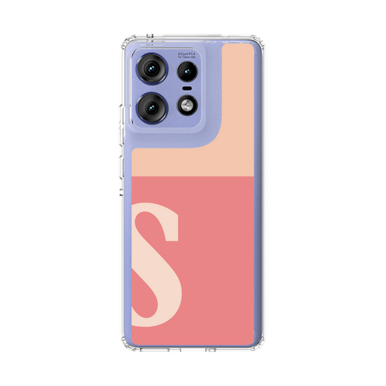 スリムプロテクションケース［ オリジナル - initial two tone - S pink ］