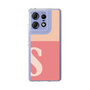 スリムプロテクションケース［ オリジナル - initial two tone - S pink ］
