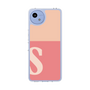 スリムプロテクションケース［ オリジナル - initial two tone - S pink ］