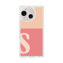 スリムプロテクションケース［ オリジナル - initial two tone - S pink ］