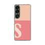 スリムプロテクションケース［ オリジナル - initial two tone - S pink ］