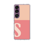 スリムプロテクションケース［ オリジナル - initial two tone - S pink ］