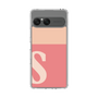 スリムプロテクションケース［ オリジナル - initial two tone - S pink ］