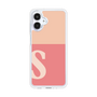 スリムプロテクションケース［ オリジナル - initial two tone - S pink ］