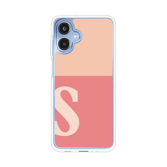 スリムプロテクションケース［ オリジナル - initial two tone - S pink ］