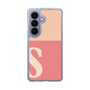 スリムプロテクションケース［ オリジナル - initial two tone - S pink ］
