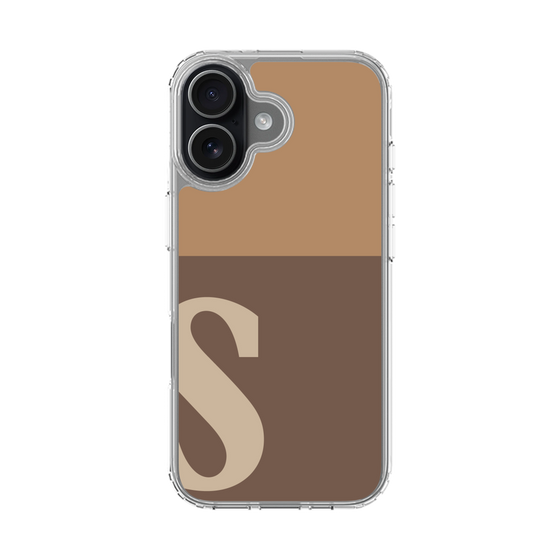 スリムプロテクションケース［ オリジナル - initial two tone - S brown ］