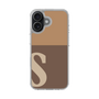 スリムプロテクションケース［ オリジナル - initial two tone - S brown ］