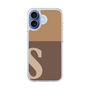 スリムプロテクションケース［ オリジナル - initial two tone - S brown ］