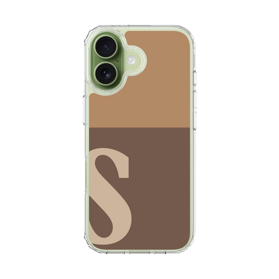 スリムプロテクションケース［ オリジナル - initial two tone - S brown ］