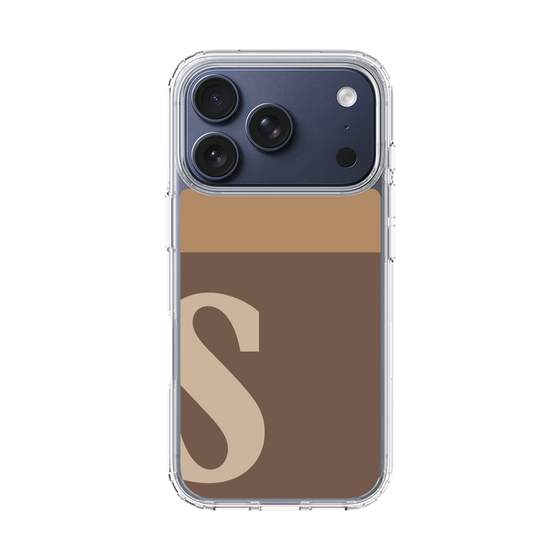 スリムプロテクションケース［ オリジナル - initial two tone - S brown ］
