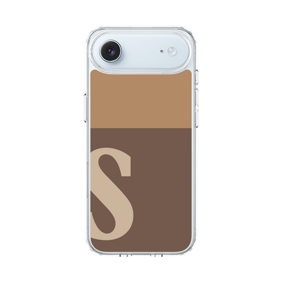 スリムプロテクションケース［ オリジナル - initial two tone - S brown ］