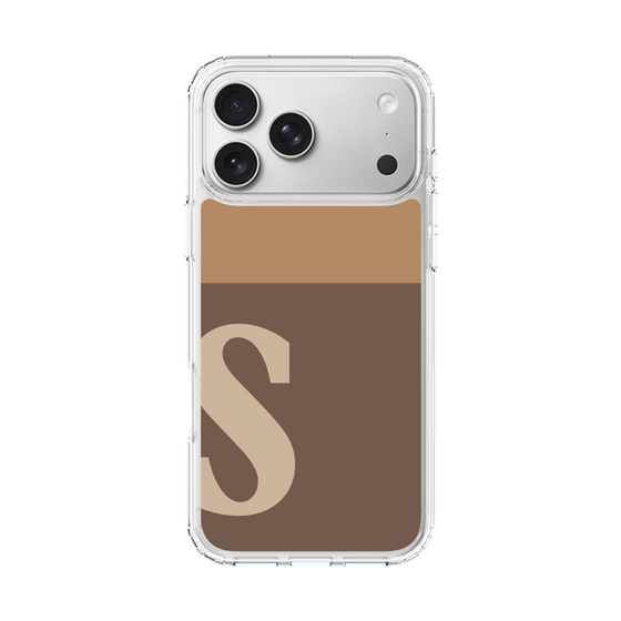スリムプロテクションケース［ オリジナル - initial two tone - S brown ］