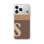 スリムプロテクションケース［ オリジナル - initial two tone - S brown ］