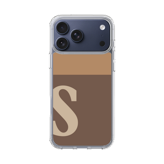 スリムプロテクションケース［ オリジナル - initial two tone - S brown ］