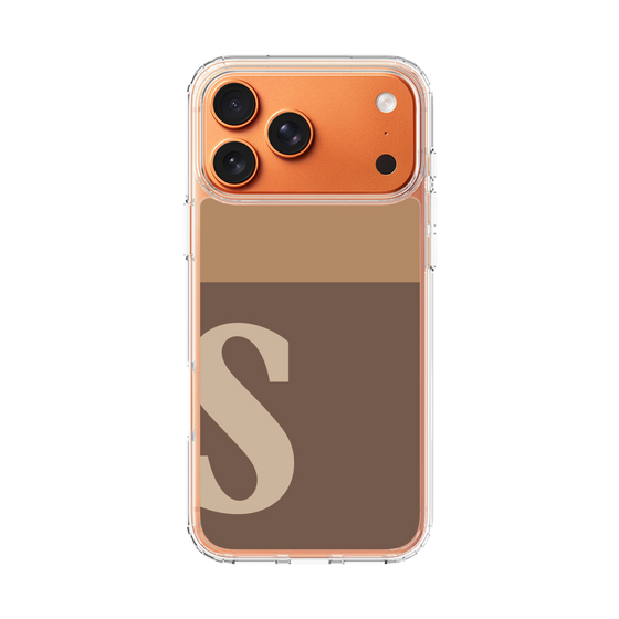 スリムプロテクションケース［ オリジナル - initial two tone - S brown ］