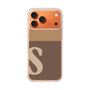 スリムプロテクションケース［ オリジナル - initial two tone - S brown ］