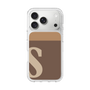 スリムプロテクションケース［ オリジナル - initial two tone - S brown ］
