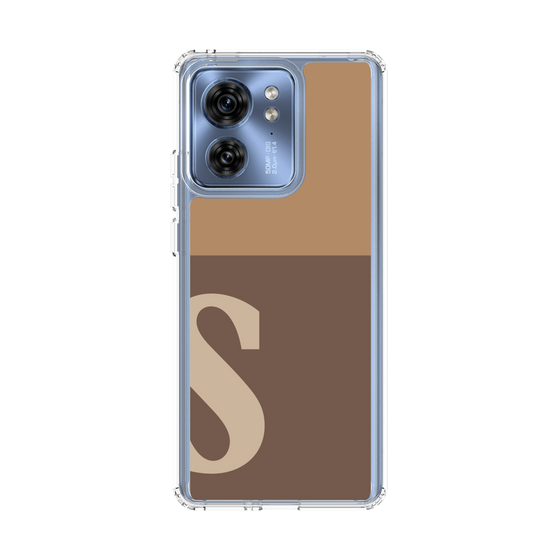 スリムプロテクションケース［ オリジナル - initial two tone - S brown ］