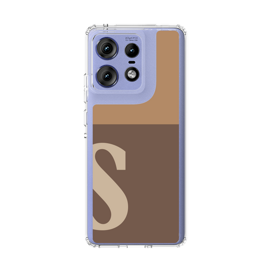スリムプロテクションケース［ オリジナル - initial two tone - S brown ］