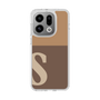 スリムプロテクションケース［ オリジナル - initial two tone - S brown ］
