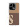 スリムプロテクションケース［ オリジナル - initial two tone - S brown ］