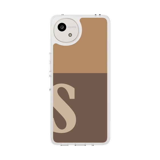 スリムプロテクションケース［ オリジナル - initial two tone - S brown ］