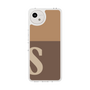 スリムプロテクションケース［ オリジナル - initial two tone - S brown ］