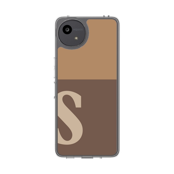 スリムプロテクションケース［ オリジナル - initial two tone - S brown ］