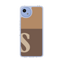 スリムプロテクションケース［ オリジナル - initial two tone - S brown ］
