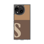 スリムプロテクションケース［ オリジナル - initial two tone - S brown ］