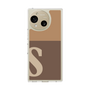 スリムプロテクションケース［ オリジナル - initial two tone - S brown ］