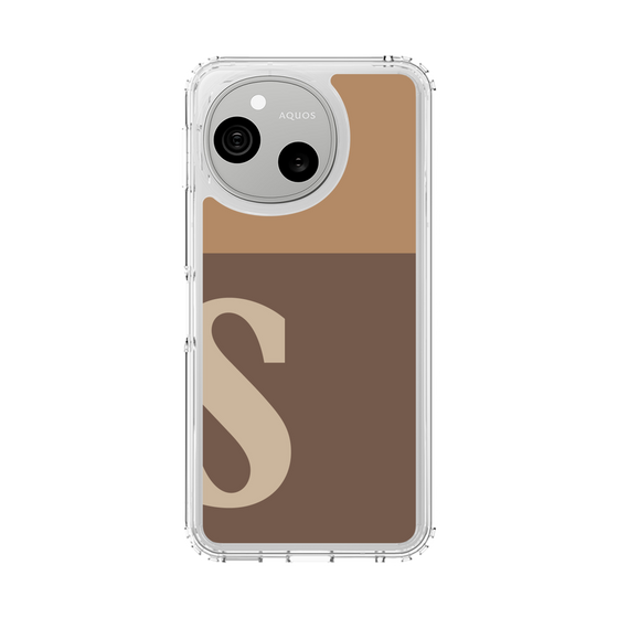 スリムプロテクションケース［ オリジナル - initial two tone - S brown ］