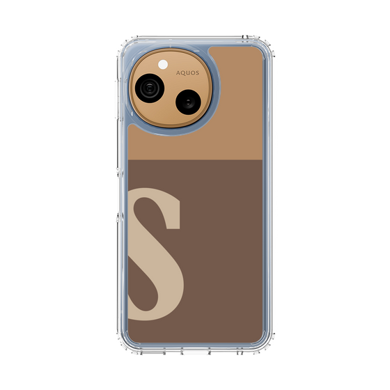 スリムプロテクションケース［ オリジナル - initial two tone - S brown ］