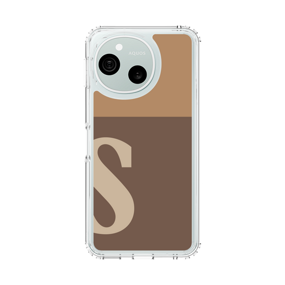 スリムプロテクションケース［ オリジナル - initial two tone - S brown ］