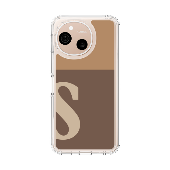 スリムプロテクションケース［ オリジナル - initial two tone - S brown ］